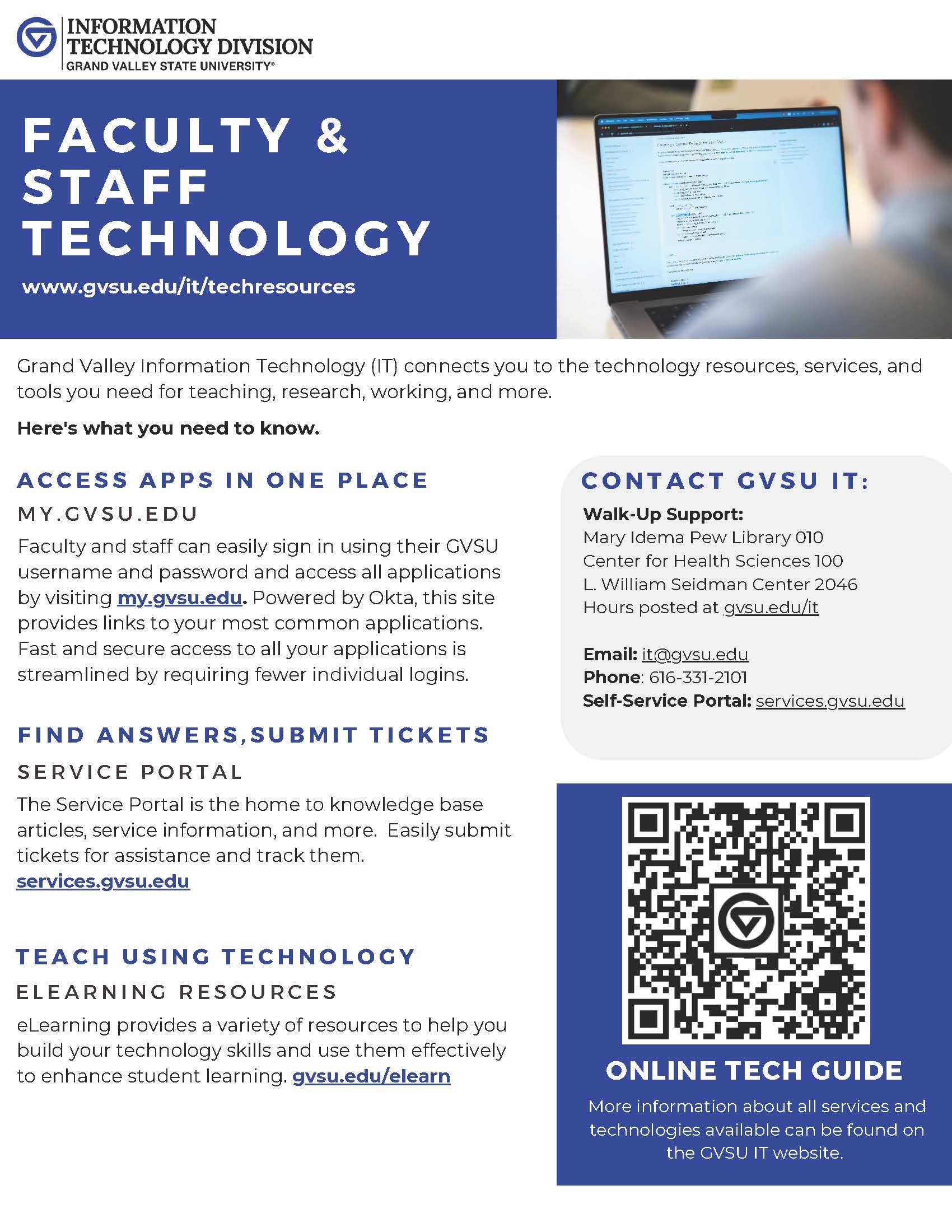 GV Faculty Staff Tech Guide